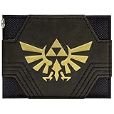 Nintendo Zelda Strukturierte Gold Triforce Schwarz Portemonnaie...