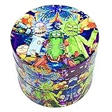 Grinder Rick und Morty 4-teilig 50 mm Gewürzmühle Zinklegierung...