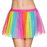 Boland 01710 - Tutu Regenbogen mit Gummizug, Länge ca. 30 cm, Rock,...