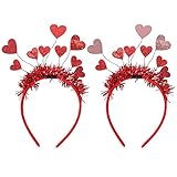 Herz Stirnband Glitzer Herz Valentinstag StirnbäNder Haarschmuck Herz...