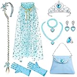 Hifot Prinzessin Kostüm Zubehör Set Prinzessin Tasche mit Krone,...