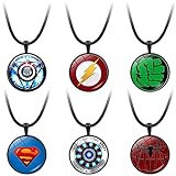 FYDZBSL Marvel Avengers Halskette Schmuck Anhänger Halskette Creative...