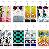 Anime Ohrringe 8 Paare, Anime Earrings, Acryl Ohrring, Cosplay Anime...