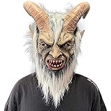 WBTY Krampus-Maske, Gruselige Halloween-Maske, Horror-Teufel,...