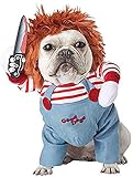 NIDAYE Deadly Puppe Hundekostüm gruselige Hundekleidung Halloween...