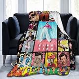 Singer Decke 100x125cm Überwurfdecke Couch Bett Sofa Fleece Decke...