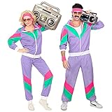 Widmann - Kostüm, 80er Jahre Trainingsanzug, Jacke und Hose, Assi...