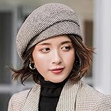 WANYIG Winter Barett Cap Damen Koreanisch Stil Frauen Barette...
