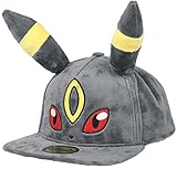 Pokemon Nachtara Plüsch | Baseballkappe | Schwarz - Einheitsgröße