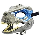 Dino Maske mit Beweglichem Kiefer, Dinosaurier Maske für Kinder und...