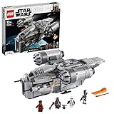 LEGO 75292 Star Wars Razor Crest, Mandalorian Kopfgeldjäger und...