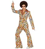 shoperama 70er Jahre Retro Herren Anzug Bubbles Disco Herren-Kostüm...