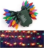 Led Lichterkette Batterien, 50 Erdbeeren Led Kette Dekorativ Fairy...
