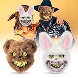 Pardofelis 2 Stück Halloween Maske, Horror Maske Kostüm Bärenmaske...