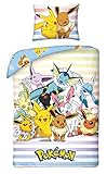 Halantex Pokemon Group Bettwäsche Bettbezug 140x200 70x90cm