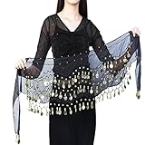 Floatdream Bauchtanz-Hüftschal, Bauchtanz-Hüftschal für Frauen,...