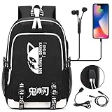 EDMKO Geschäftsreise Rucksack Japanische Anime Demon Slayer Cosplay...