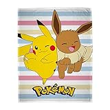 Familando Große Kuscheldecke Pokemon Decke · 160x200 cm · Multi...