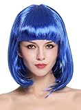 WIG ME UP - 0073-3-PC3 Perücke Damenperücke Karneval Longbob Bob...