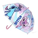 Lilo & Stitch Regenschirm für Kinder Transparent - Aufdruck mit...