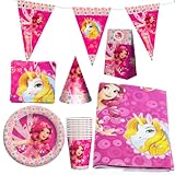 Party Factory `Mia and Me´ XXL-Set, 10 Becher, 10 Teller, 20...