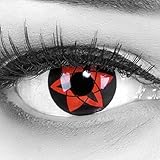 Meralens Farbige rote Crazy Fun Sharingan Kontaktlinsen 'Sasuke...