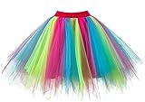 Dressever Damen Tüllrock 50er Rockabilly Petticoat Retro Tutu Ballet...
