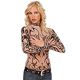 NET TOYS Damen Tattoo Shirt Sleeve Tribal Shirt Tattooshirt...