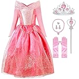 Tyidalin Dornröschen Kostüm Mädchen Prinzessin Aurora Kleid Kinder...
