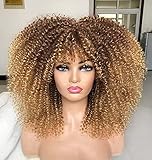 ANNIVIA 16 Zoll lockige Perücken für Frauen Afro lockige Perücke...