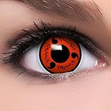Sharingan Kontaktlinsen Naruto in rot inkl. Behälter - Top...