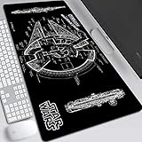 LFLLFLLFL Gaming mauspad mauspad XXL Star Wars Gaming Mausmatte XXL...