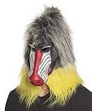 TH-MP Mandrill Wald Pavian Maske Affenmaske Tiermaske