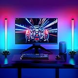 ELOUYCKE Smart LED Lightbar 2er Set, RGB Smart LED Lampe TV...