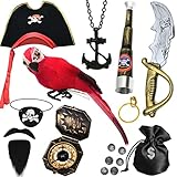 Tacobear Piraten Kostüm Zubehör Kinder mit Piratenhut Piraten...