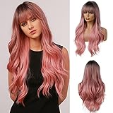 Esmee 24 Zoll Lange Lockige Haar Perücken für Frauen Ombre Farbe...