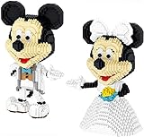 QSSQ Micro Building Blocks Cartoon Disney Figuren Micro 3D Modell...