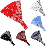 WILLBOND 6 Stücke Paisley Bandana Stirnband für Frauen mit...