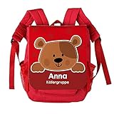 Striefchen® niedlicher Teddy Rucksack mit Gratis Aufdruck des Namens...