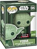 Funko Star Wars Pop Vinyl Figur 124 Yoda (Green Deco) 9cm