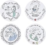Disney - Vier Prinzessinnen - Teller Set | offizielles Merchandise von...