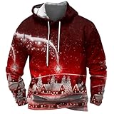 Weihnachten Kostüm Locker Lustige Weihnachtspullover Loose...