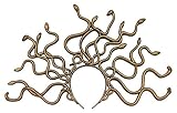 shoperama Medusa Schlangen Kopfschmuck Gold Kostüm-Zubehör Tiara...