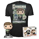 Funko POP! & Tee: Mandalorian - Luke Skywalker Mit Grogu (The Child,...