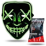 TK Gruppe Timo Klingler LED Grusel Maske - wie aus Purge steuerbar,...