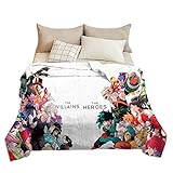 My Hero Academia Collage Anime BNHA Hawks Manga Flanell Überwurf,...