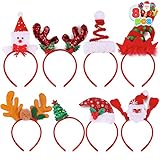 JOYIN 8 Stückt Set Weihnachts Haarreif mit verschiedenen Designs,...