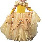 IBTOM CASTLE Belle Kostüm Kleid für Kinder Prinzessin Mädchen Party...