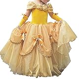 IBTOM CASTLE Belle Kostüm Kleid für Kinder Prinzessin Mädchen Party...