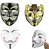 3 Stück Anonymous Mask, Hacker Maske, Anonymous Maske, Game Master...